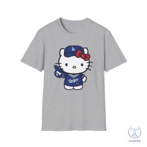 Los Angeles Dodgers Hello Kitty T Shirt Hello Kitty Dodgers Shirt Hello Kitty Dodgers T Shirt riracha 2