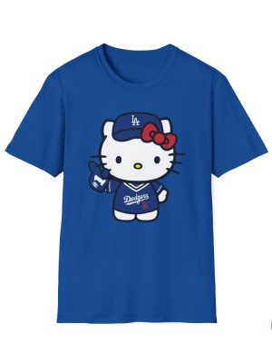 Los Angeles Dodgers Hello Kitty T Shirt Hello Kitty Dodgers Shirt Hello Kitty Dodgers T Shirt riracha 4