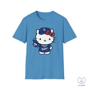 Los Angeles Dodgers Hello Kitty T Shirt Hello Kitty Dodgers Shirt Hello Kitty Dodgers T Shirt riracha 5