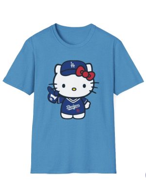 Los Angeles Dodgers Hello Kitty T Shirt Hello Kitty Dodgers Shirt Hello Kitty Dodgers T Shirt riracha 5