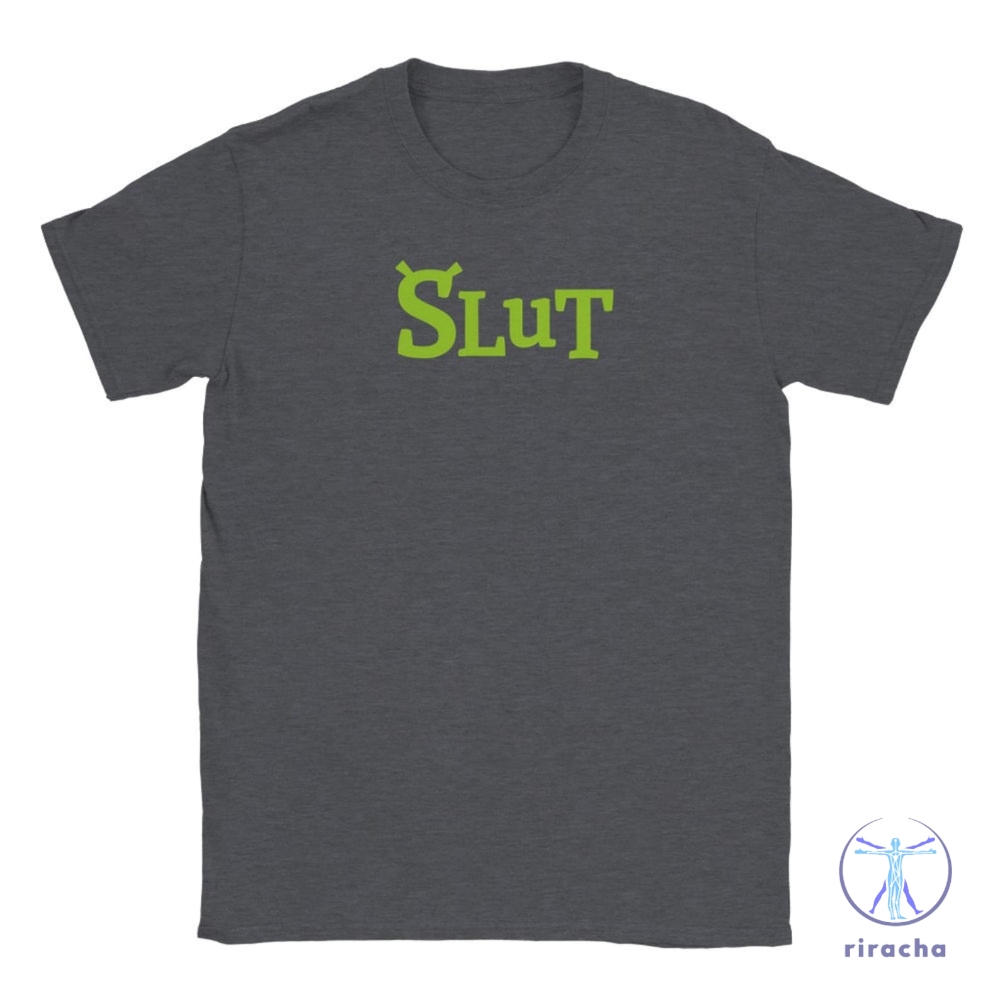 Shrek Slut T Shirt Shrek Script Shirt