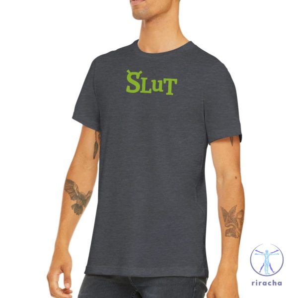 Shrek Slut T Shirt Shrek Script Shirt riracha 3