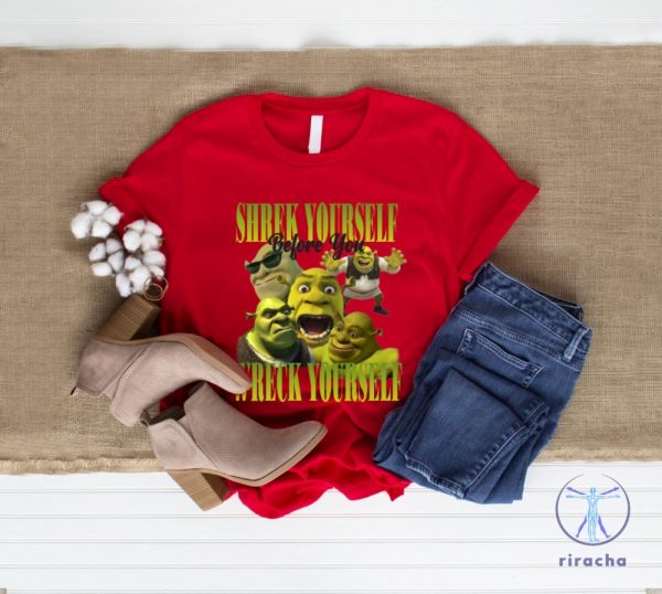 Shrek Yourself Before You Wreck Shrek Funny Shirt Shrek Party Tees Shrek Script Shirt riracha 1