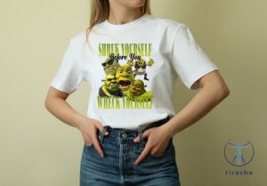 Shrek Yourself Before You Wreck Shrek Funny Shirt Shrek Party Tees Shrek Script Shirt riracha 2