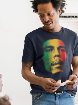 Bob Marley Reggae Flag T Shirt Bob Marley T Shirt riracha 3