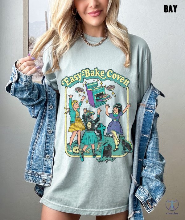 Easy Bake Coven 90S Horror Movie Fan Oversized Vintage T Shirt Halloween Shirt Easy Bake Coven Shirt riracha 4