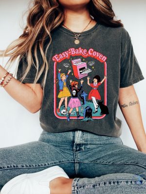 Easy Bake Coven 90S Horror Movie Fan Oversized Tshirt Retro Halloween Shirt Easy Bake Coven Shirt riracha 3