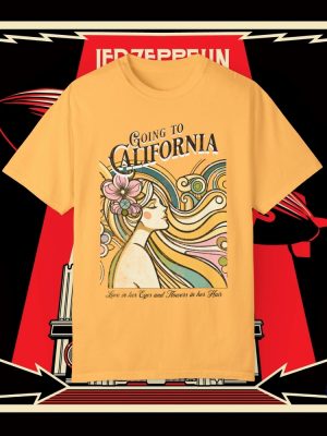 Vintage Led Zeppelin Vintage Going To California T Shirt Led Zeppelin Tshirt Led Zeppelin T Shirt riracha 3