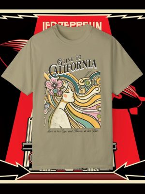 Vintage Led Zeppelin Vintage Going To California T Shirt Led Zeppelin Tshirt Led Zeppelin T Shirt riracha 4