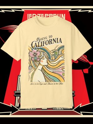 Vintage Led Zeppelin Vintage Going To California T Shirt Led Zeppelin Tshirt Led Zeppelin T Shirt riracha 7