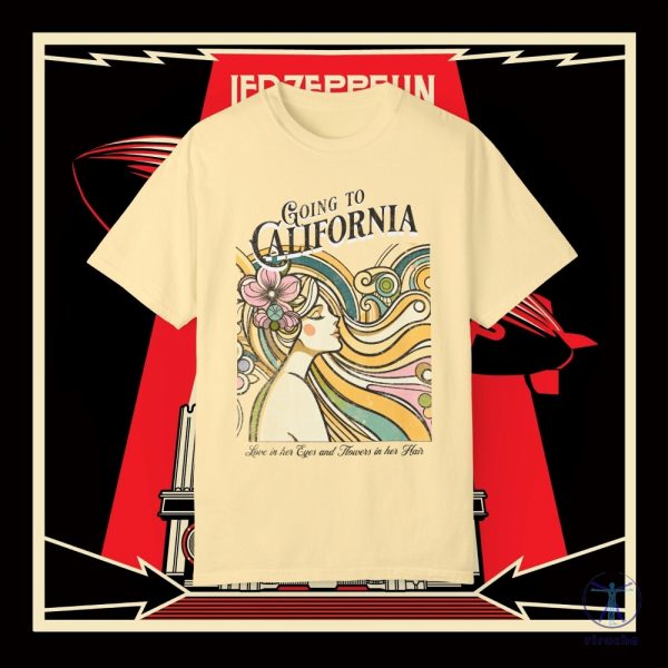 Vintage Led Zeppelin Vintage Going To California T Shirt Led Zeppelin Tshirt Led Zeppelin T Shirt riracha 7