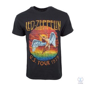 Led Zeppelin 1975 Us Tour T Shirt Led Zeppelin Tshirt Led Zeppelin T Shirt riracha 2