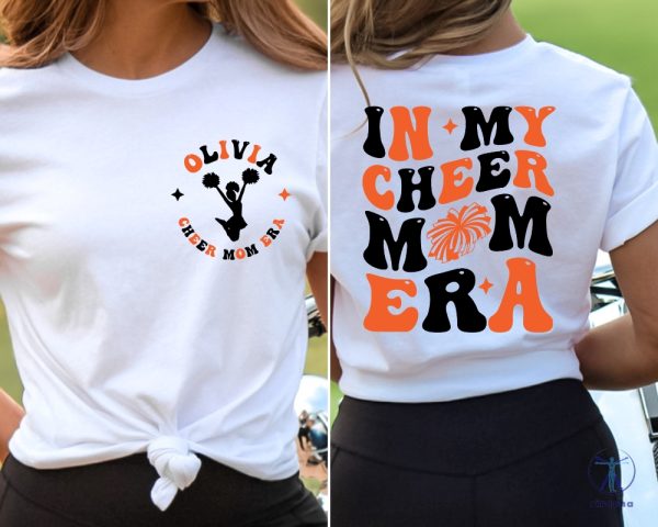 Personalized In My Cheer Mom Era Shirt Custom Cheer Mama Era Shirt Cheer Mom Shirt Ideas riracha 4