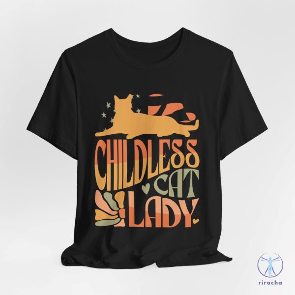 Childless Cat Lady Shirt Kamala Harris 2024 Shirt Karma Is A Cat T Shirt Karma Is A Cat Shirt riracha 5