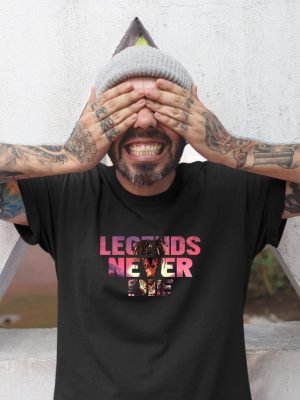 Juice Legends Never Die Black Tshirt Tank Top Sweatshirt Hoodies Juice Wrld Shirt riracha 2