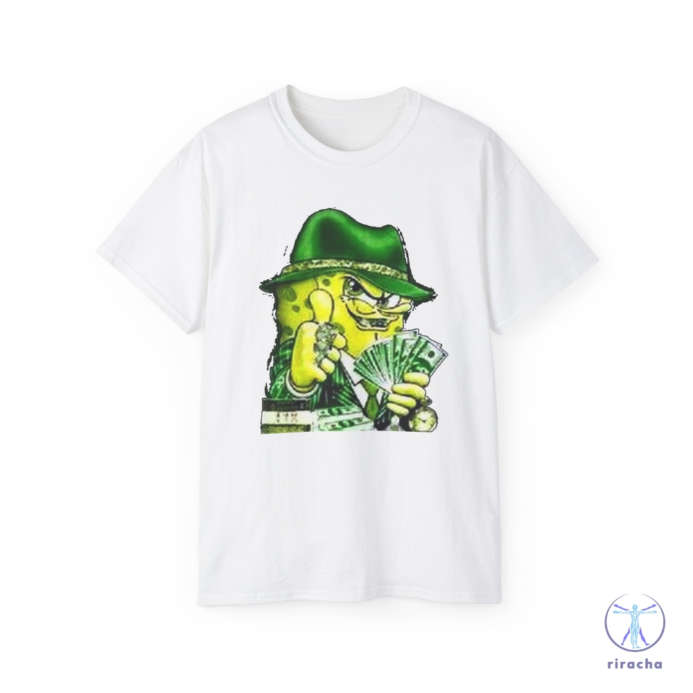 Spongebob Money Tee Gangster Spongebob Shirt