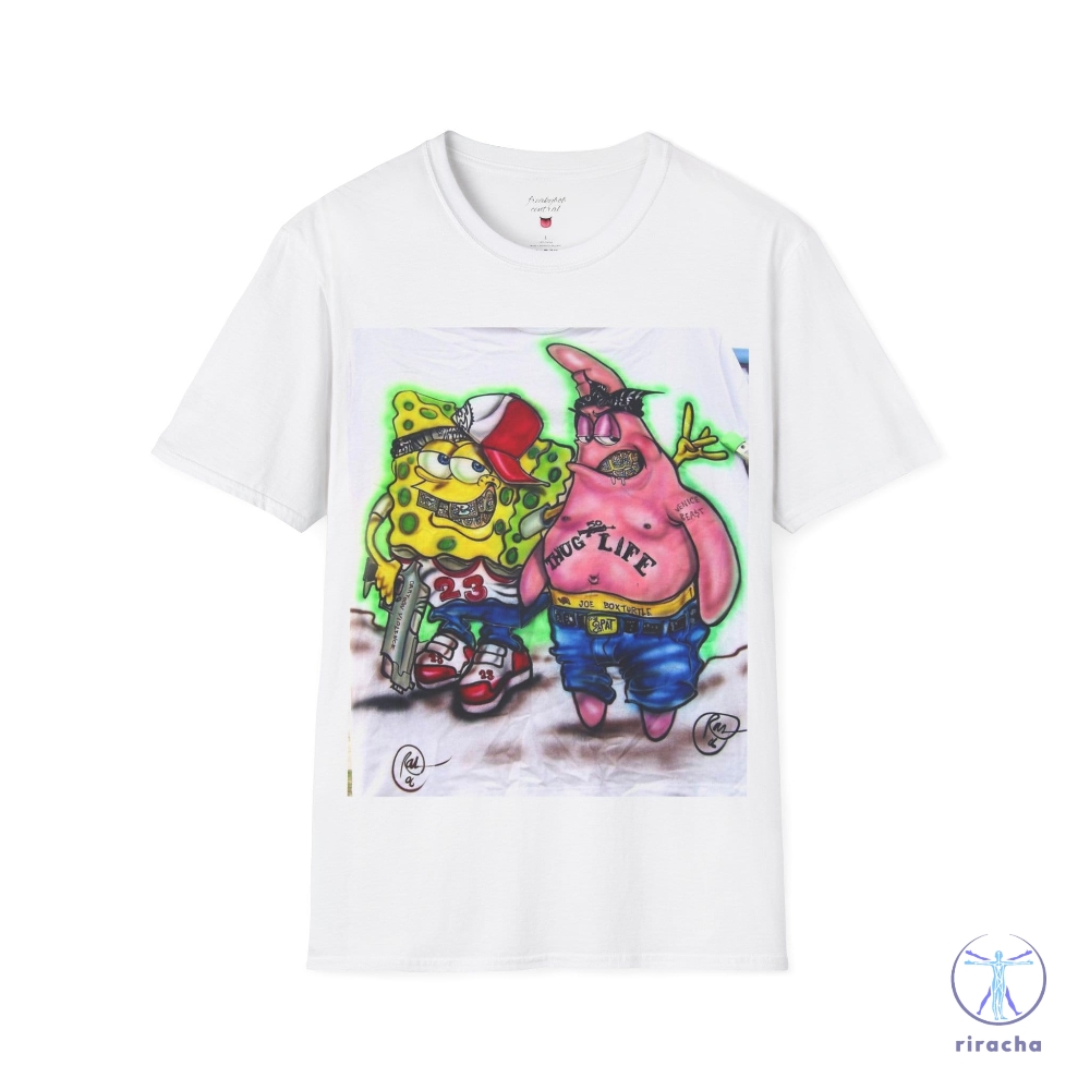 Spongebob Gangster Shirt Freaky Shirt Spongebob Gifts Gangster Spongebob Shirt