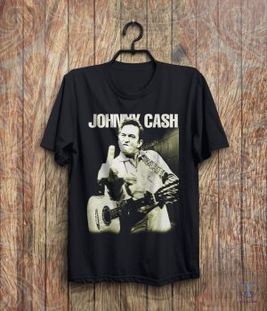 Vintage Johnny Cash Middle Finger Shirt Johnny Cash Shirt Johnny Cash T Shirt riracha 4