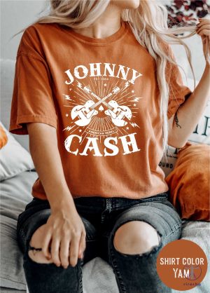 Johnny Cash Gift Johnny Cash T Shirt Country Music Shirt Johnny Cash T Shirt riracha 2