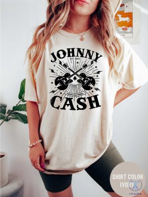 Johnny Cash Gift Johnny Cash T Shirt Country Music Shirt Johnny Cash T Shirt riracha 7