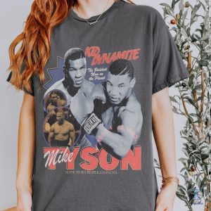 Retro Mike Tyson Tshirt Vintage Boxing Graphic Tee Shirt Mike Tyson T Shirt riracha 3