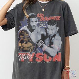 Retro Mike Tyson Tshirt Vintage Boxing Graphic Tee Shirt Mike Tyson T Shirt riracha 7