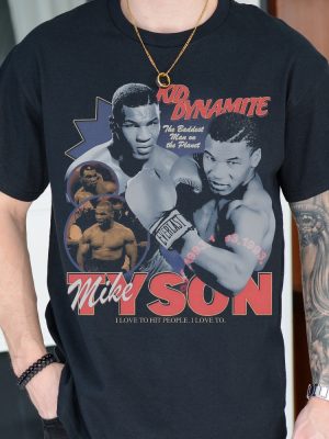 Retro Mike Tyson Tshirt Vintage Boxing Graphic Tee Shirt Mike Tyson T Shirt riracha 8