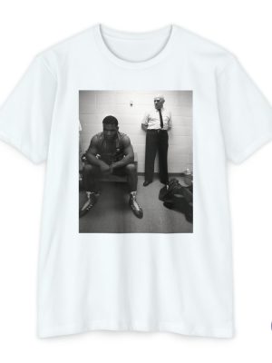 Iron Mike And Coach Shirt Mike Tyson Sitting In Locker Room With Coach Before Fight Mike Tyson T Shirt riracha 3