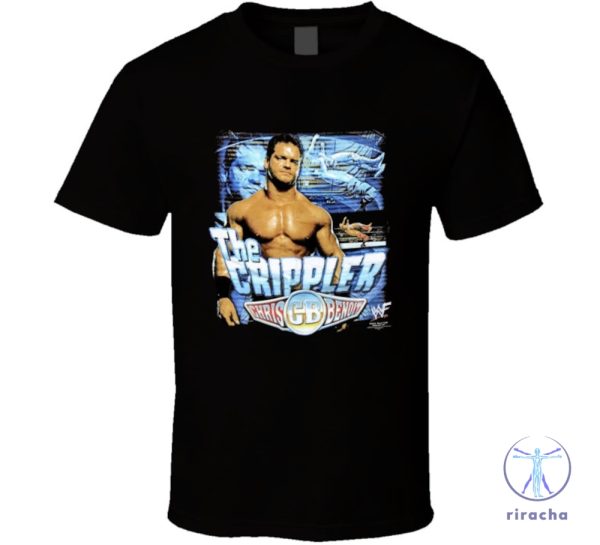 Chris Benoit The Crippler Popular Wrestler Sports Fan T Shirt Chris Benoit Shirt riracha 1