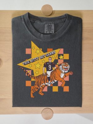 Vintage Joe Burrow Cincinnati Bengals Shirt Retro Tiger Shirt Orange Bengals Shirt Orange Bengals Jersey riracha 4