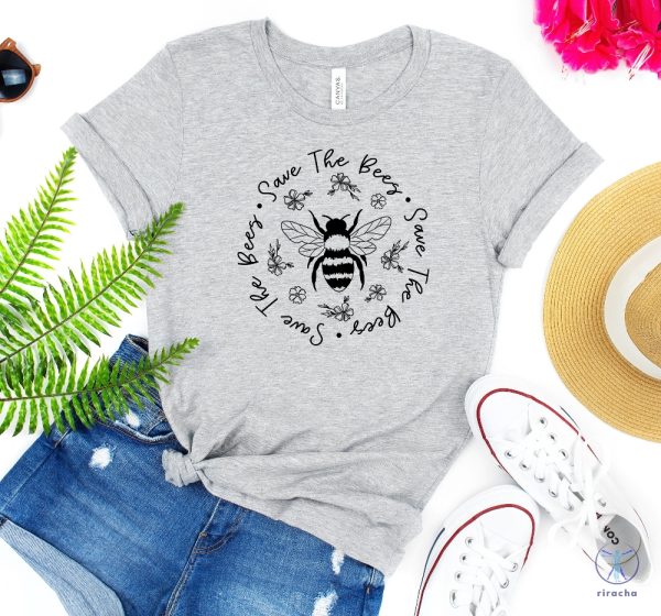 Save The Bees Shirt Conserve Endangered Bees Shirt Animal Lovers Shirt Save The Bees Shirt riracha 1