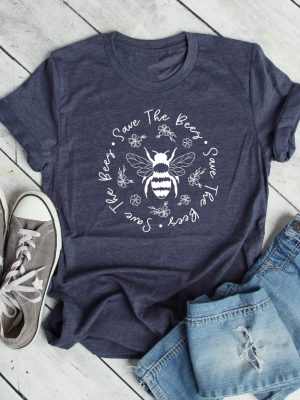 Save The Bees Shirt Conserve Endangered Bees Shirt Animal Lovers Shirt Save The Bees Shirt riracha 4