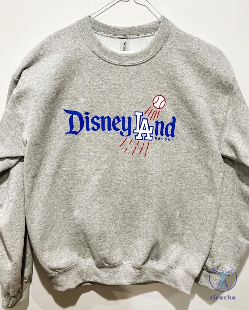 Disneyland Dodgers Crewneck Disneyland Dodgers Sweatshirt Disneyland Dodgers Shirt riracha 1