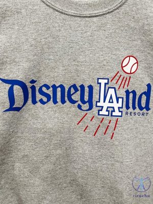 Disneyland Dodgers Crewneck Disneyland Dodgers Sweatshirt Disneyland Dodgers Shirt riracha 2