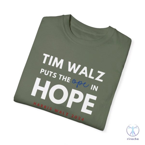 Ope In Hope Tim Walz Midwest Democrats 2024 Election Madam President Kamala Harris Shirt riracha 1