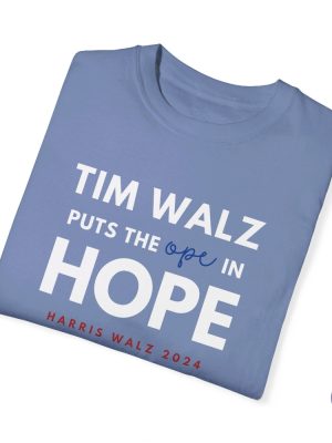 Ope In Hope Tim Walz Midwest Democrats 2024 Election Madam President Kamala Harris Shirt riracha 6