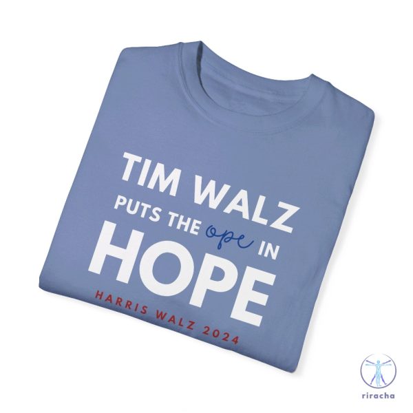 Ope In Hope Tim Walz Midwest Democrats 2024 Election Madam President Kamala Harris Shirt riracha 6