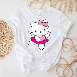 Hello Kitty Ballerina Shirt Hello Kitty Gifts Shirt Top Selling Tshirt Hello Kitty Clothes riracha 3