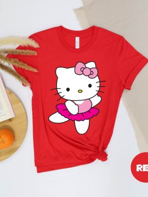 Hello Kitty Ballerina Shirt Hello Kitty Gifts Shirt Top Selling Tshirt Hello Kitty Clothes riracha 6