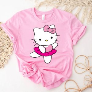 Hello Kitty Ballerina Shirt Hello Kitty Gifts Shirt Top Selling Tshirt Hello Kitty Clothes riracha 7