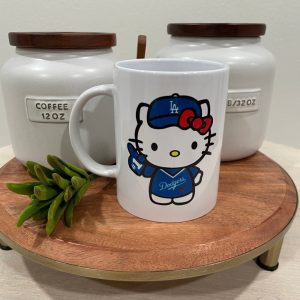 Hello Kitty La Dodgers Inspired Ceramic Coffee Mug Hello Kitty Coffee Mug Hello Kitty Dodgers Shirt riracha 4