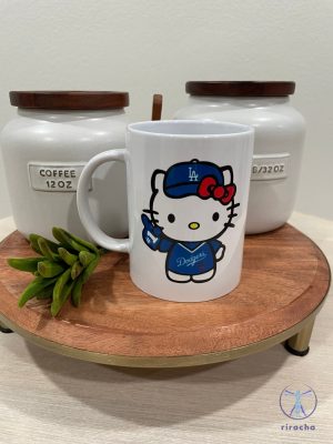 Hello Kitty La Dodgers Inspired Ceramic Coffee Mug Hello Kitty Coffee Mug Hello Kitty Dodgers Shirt riracha 4