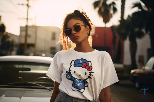 Hello Kitty Dodgers Hello Kitty Dodgers Shirt riracha 1