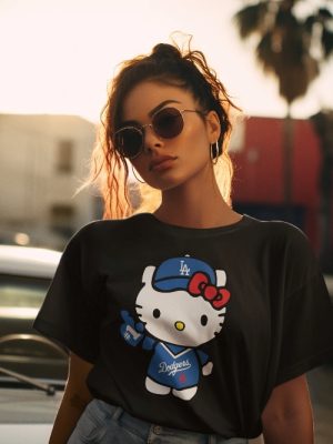 Hello Kitty Dodgers Hello Kitty Dodgers Shirt riracha 2