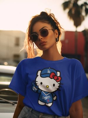 Hello Kitty Dodgers Hello Kitty Dodgers Shirt riracha 3