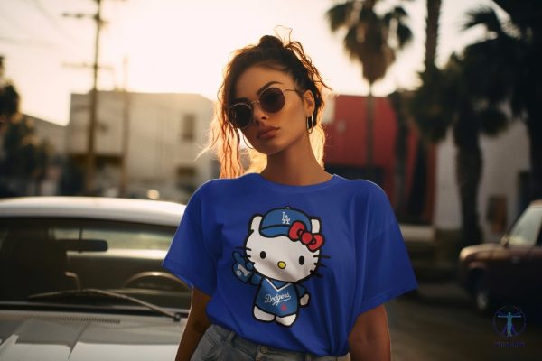 Hello Kitty Dodgers Hello Kitty Dodgers Shirt riracha 3