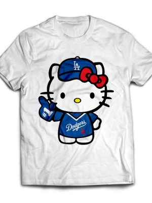 Hello Kitty Dodgers Hello Kitty Dodgers Shirt riracha 4