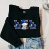 La Dodgers Hello Kitty Crewneck Hello Kitty Dodgers Shirt riracha 1