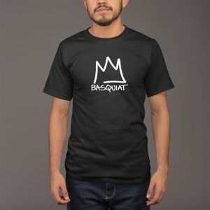 Jean Michel Basquiat Crown Abstract T Shirt Jean Michel Basquiat Crown Abstract Shirt Basquiat T Shirt riracha 6