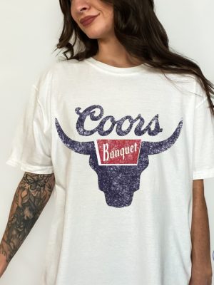 Retro Coors Banquet Rodeo Shirt Coors T Shirt Unisex Beer Shirt Western Wear Country Shirt riracha 3